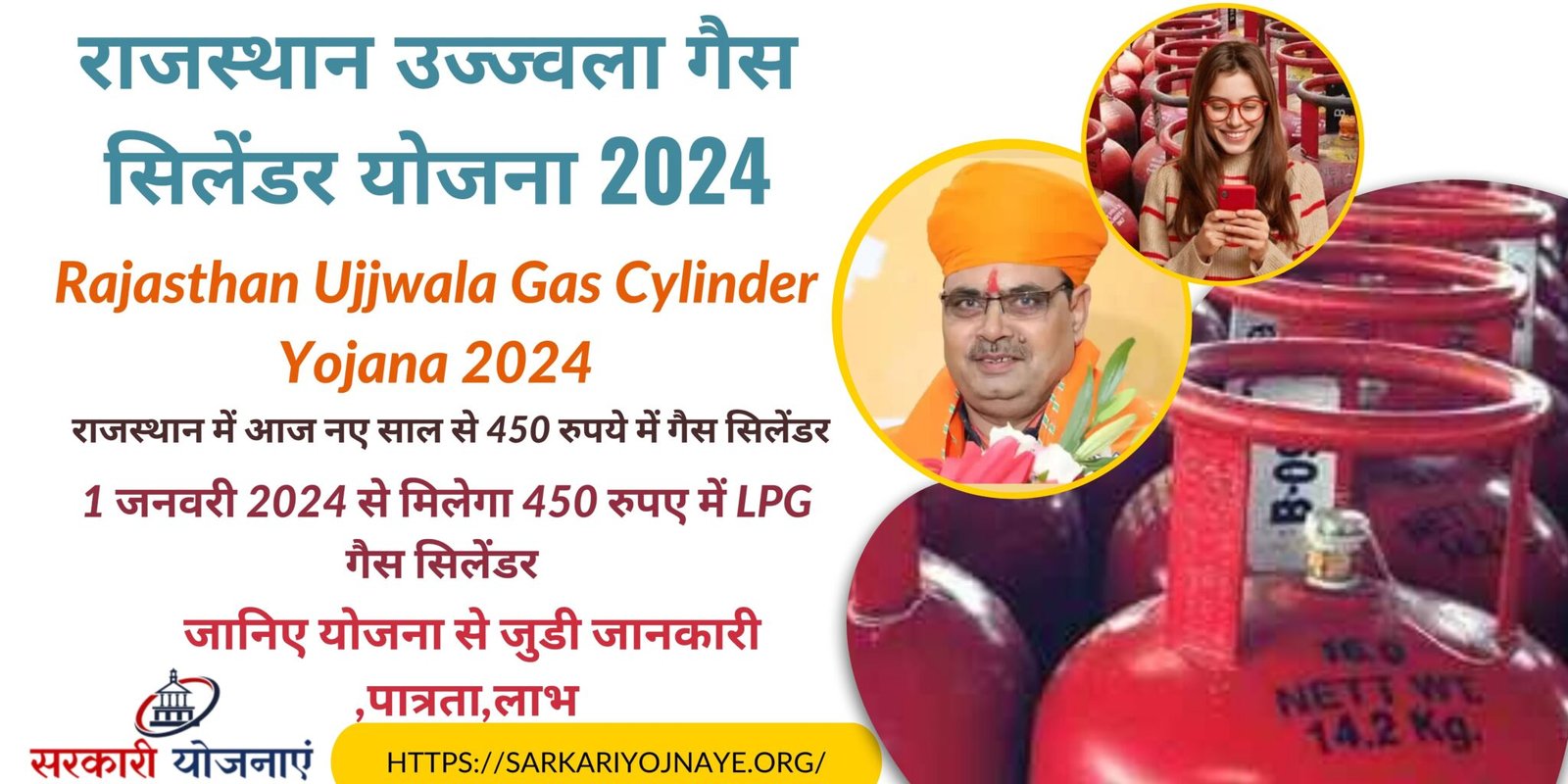 Rajasthan Ujjwala Gas Cylinder Yojana 2024राजस्थान उज्ज्वला