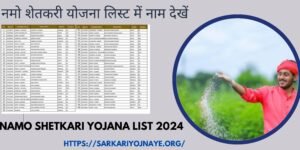 Namo Shetkari Yojana List