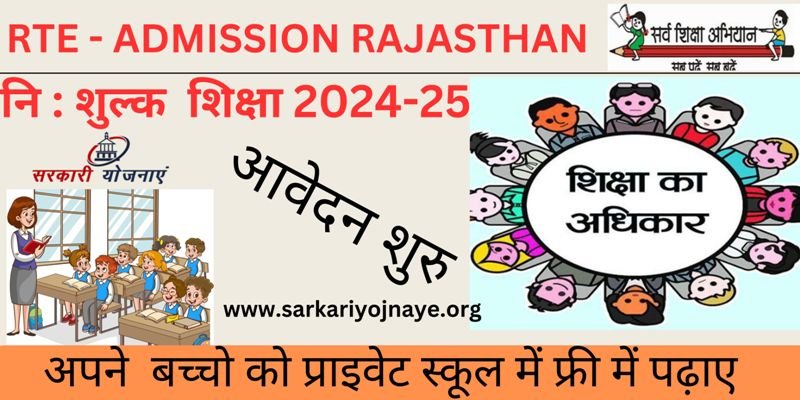RTE Admission Rajasthan 2024-25 : राजस्थान में आरटीई एडमिशन