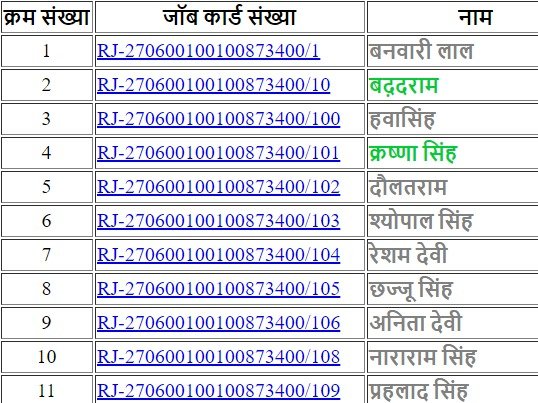 Rajasthan Nrega job card 2024 - राजस्थान NREGA जॉब कार्ड 