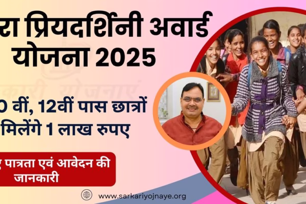 Indira Priyadarshini Award Yojna 2025 : 8वीं,10 वीं, 12वीं पास छात्रों को मिलेंगे 1 लाख रुपए। Indira Priyadarshini Award Yojna 2025
